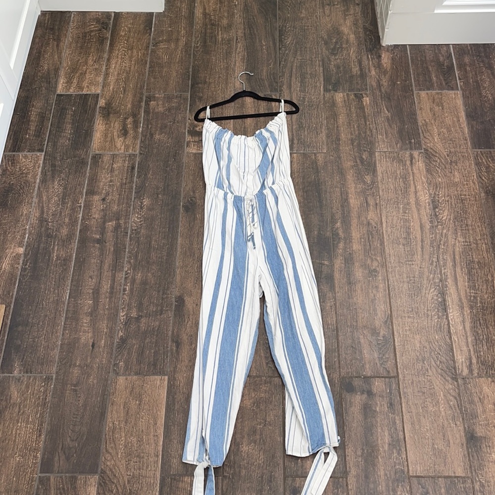 Jumpsuit strapless romper